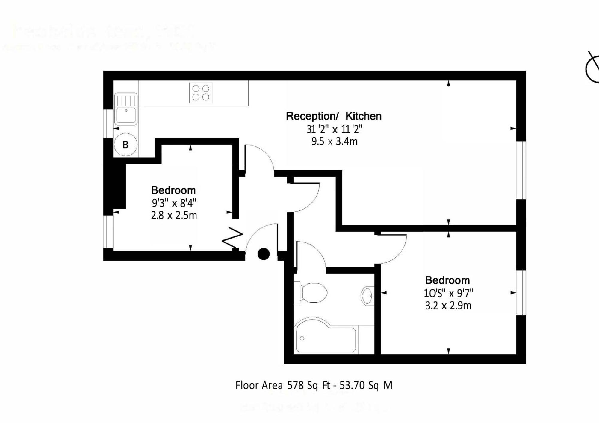 2 Bedroom In Center Of Лондон Екстериор снимка